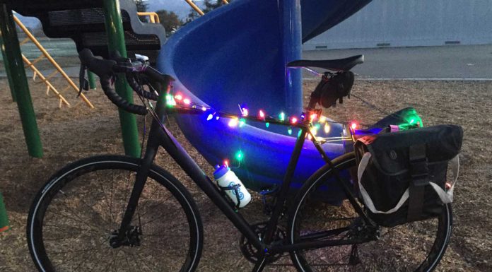 lighted bike spoking my mind