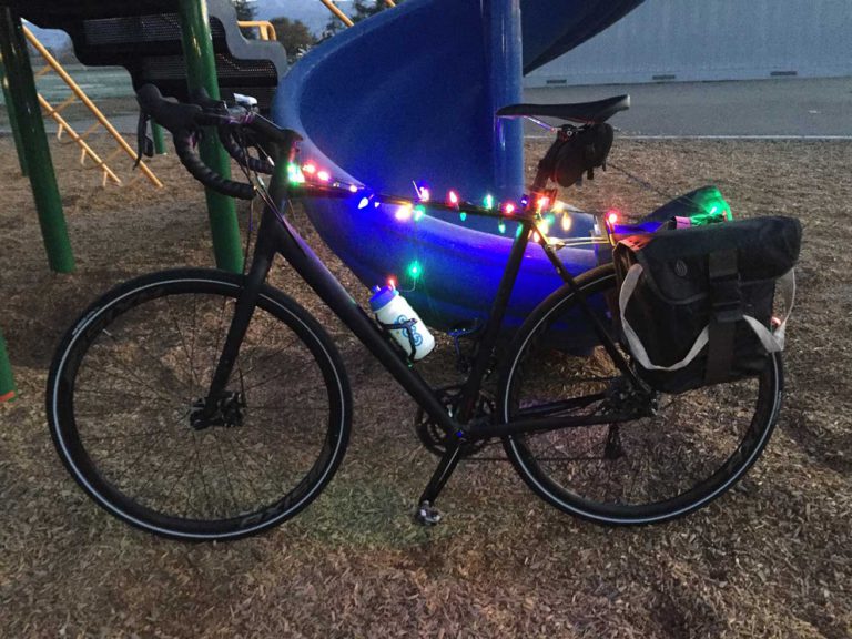 lighted bike spoking my mind