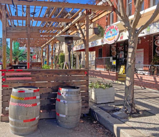 station 55 parklet downtown gilroy