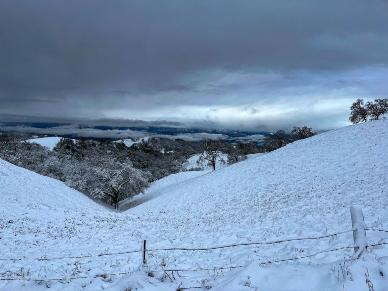 Snow survey shows modest increase, warmer year