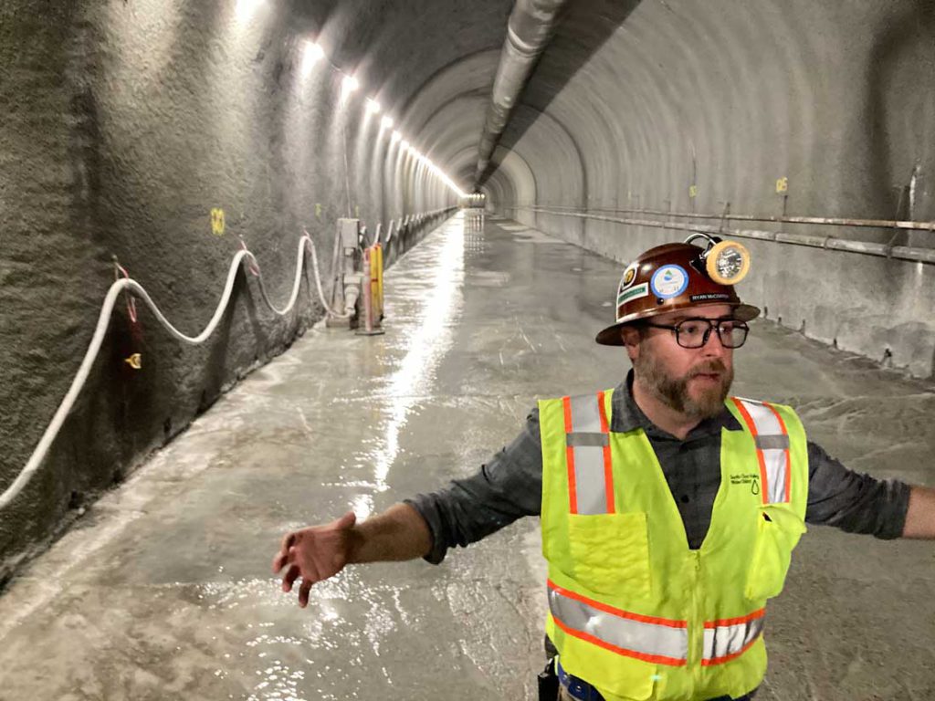 Image for display with article titled A Look Inside: Anderson Reservoir Diversion Tunnel