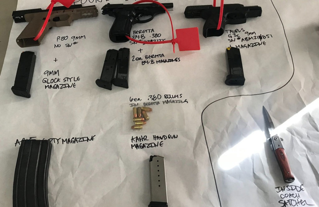 Image for display with article titled Multi-Agency Bust Leads to Illegal Guns, Drugs in South County