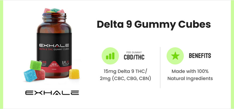 exhale delta 9 gummy cubes