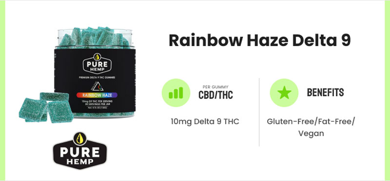 pure hemp cbd delta 9 gummy cubes