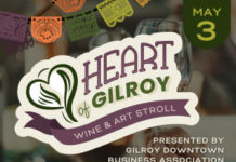 gilroy downtown business association, wine and art stroll