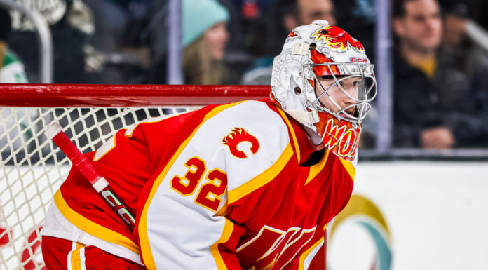 The Wolf Watch: Goalie and NHL’s Flames near end of disappointing season