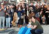 Owl release draws huge crowd
