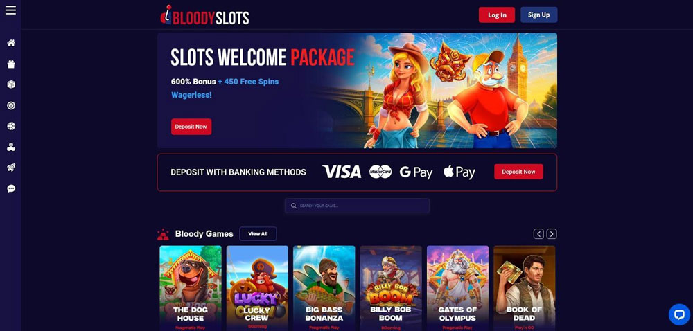 bloody slots casino