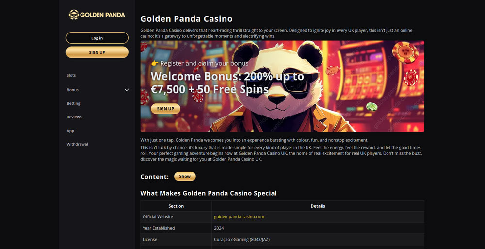 golden panda