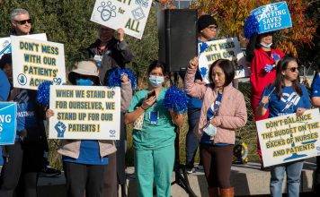 Nurses rally for safer staffing at Santa Clara County hospitals