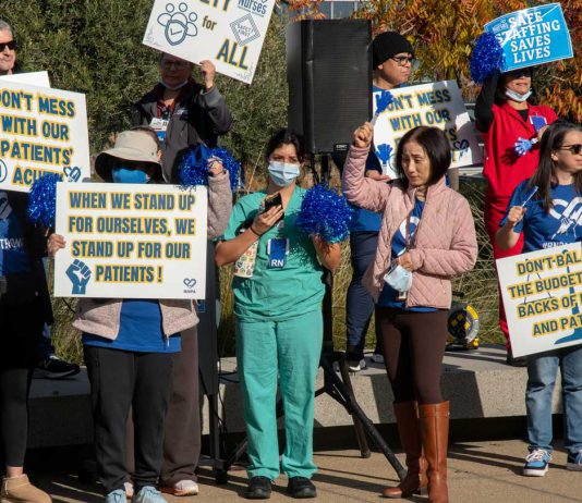 Nurses rally for safer staffing at Santa Clara County hospitals