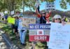 Marchers protest detention center in Gilroy