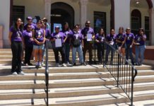 Rebekah Children’s Services staff picket layoffs as leadership salaries rise